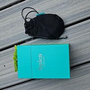 New in package Tieks matte black ballet flats